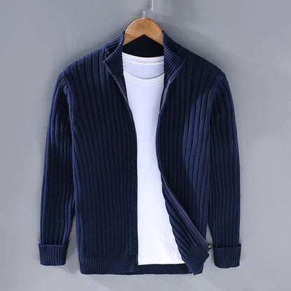 Brant - Męski sweter z bawełny, luźny