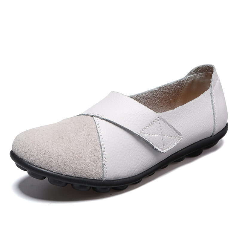 Merideth - Damskie buty na rzepy do codziennego użytku