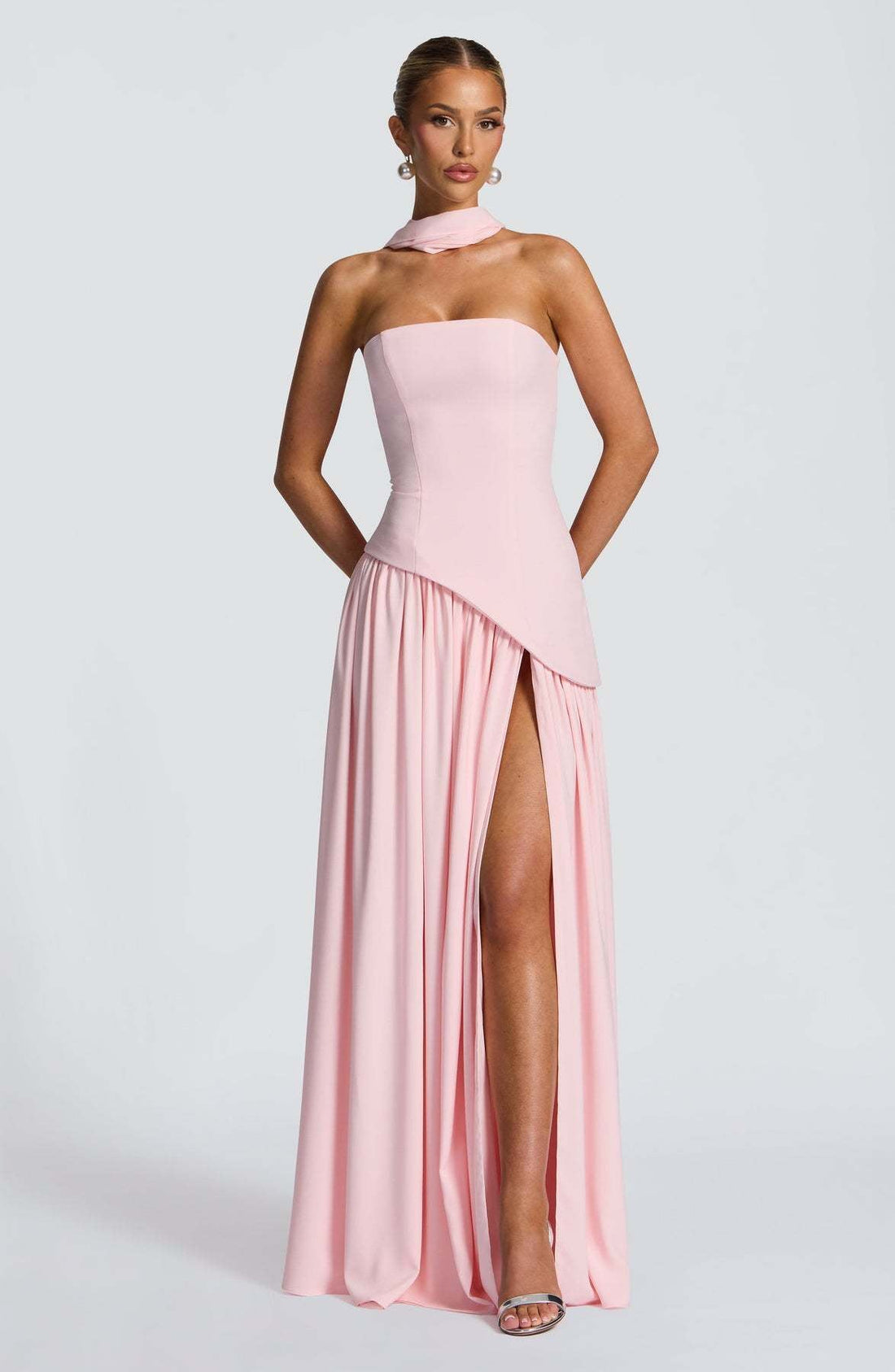 Maggie - Elegancka sukienka maxi z górą typu tube dla kobiet