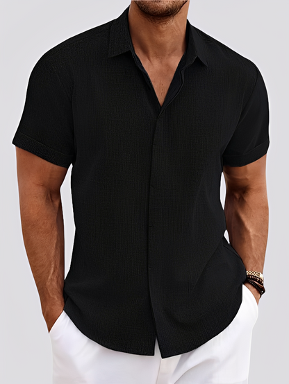 Declan - Herrenhemd mit Knöpfen für den Alltag