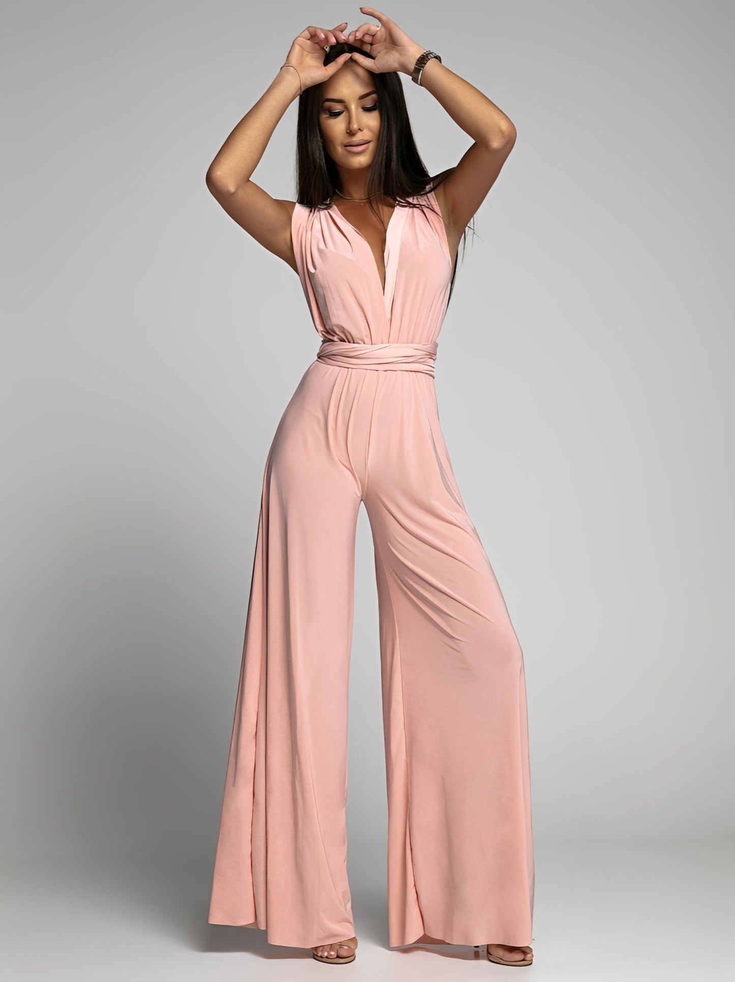 Hazel - Elegant backless jumpsuit for women