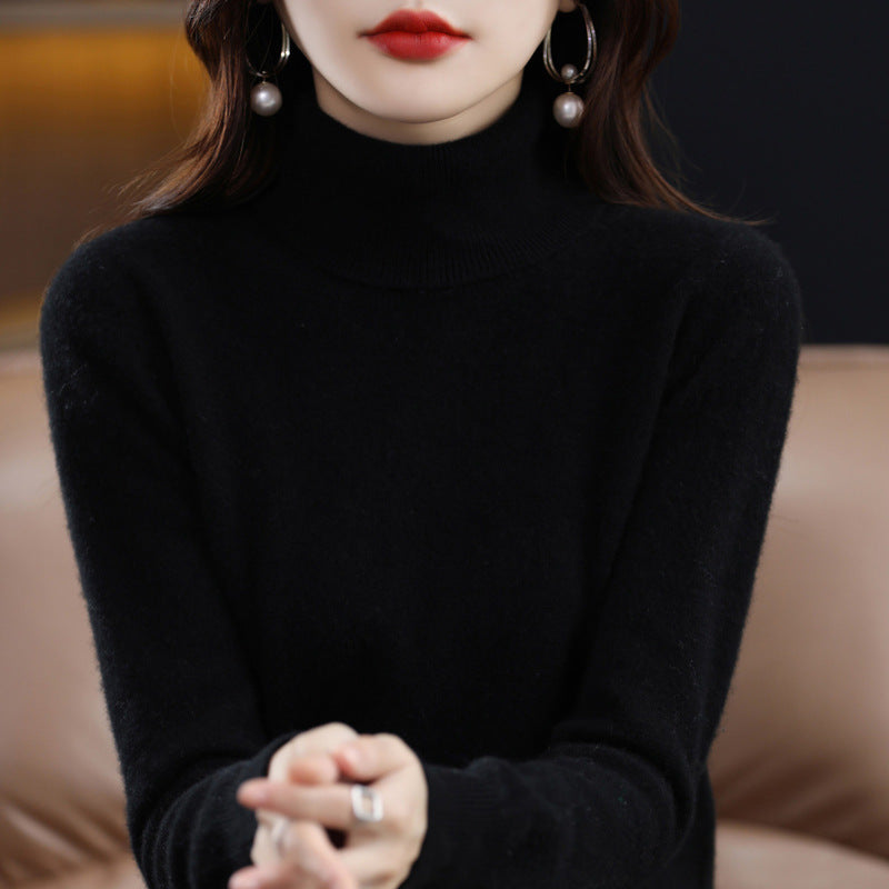 Veronica - Swobodny sweter z tradycyjnym kołnierzem dla kobiet