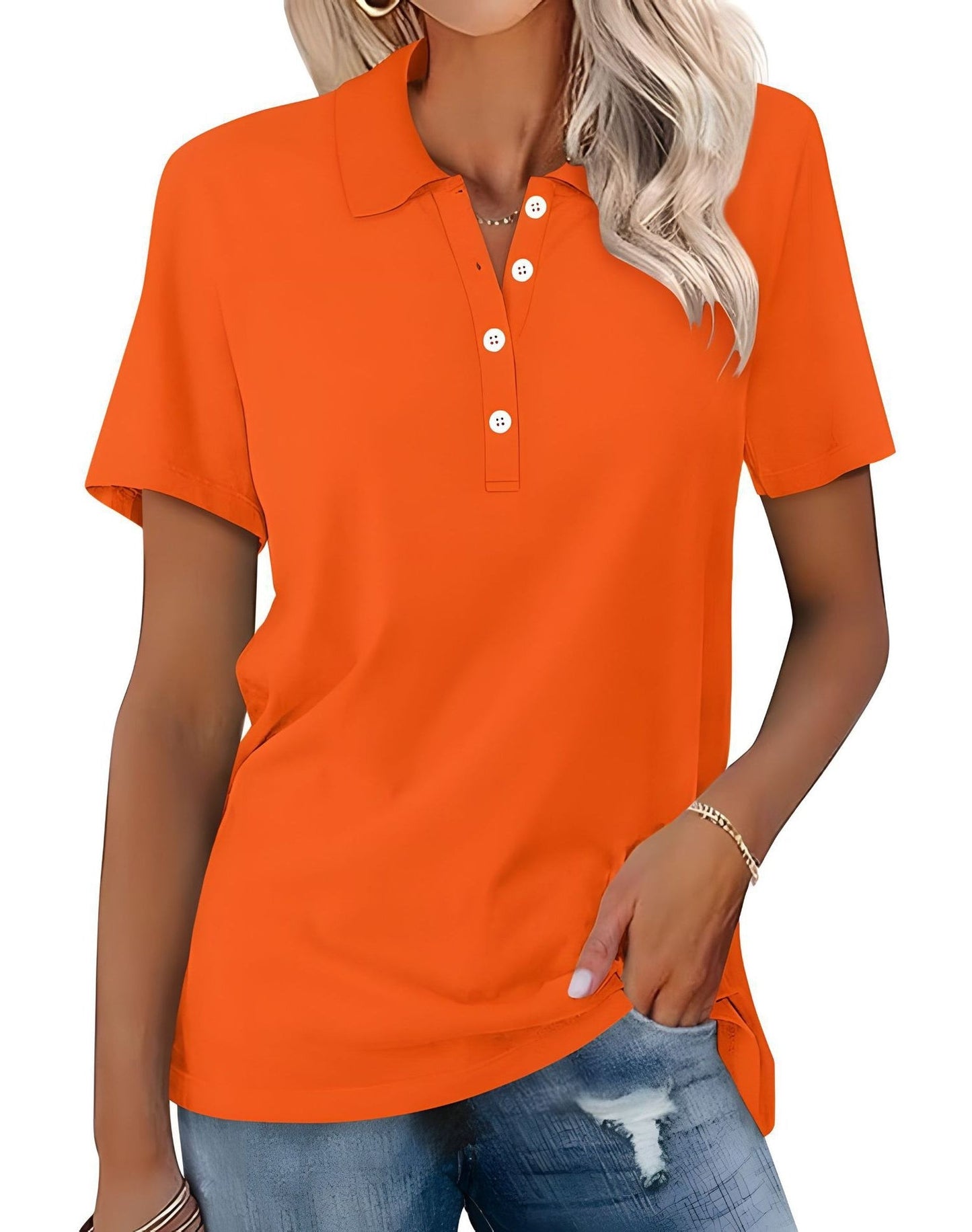 Stella - Lekka, elegancka damska koszulka polo