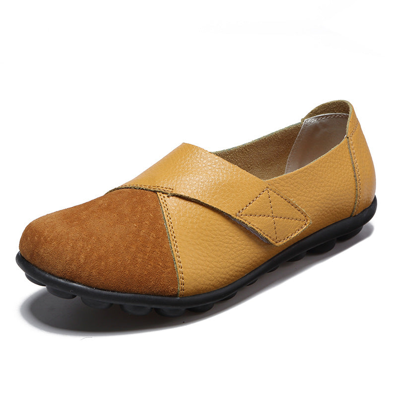 Merideth - Damskie buty na rzepy do codziennego użytku
