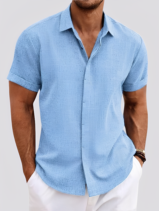 Declan - Men's shirt with buttons for everyday use