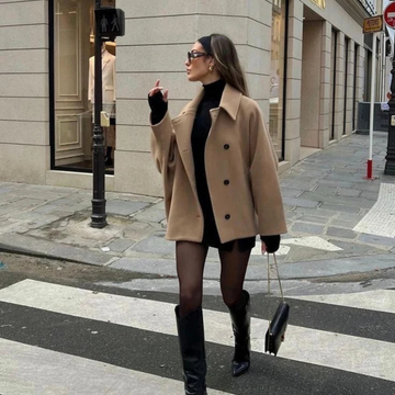 Elena - Elegancki płaszcz oversize