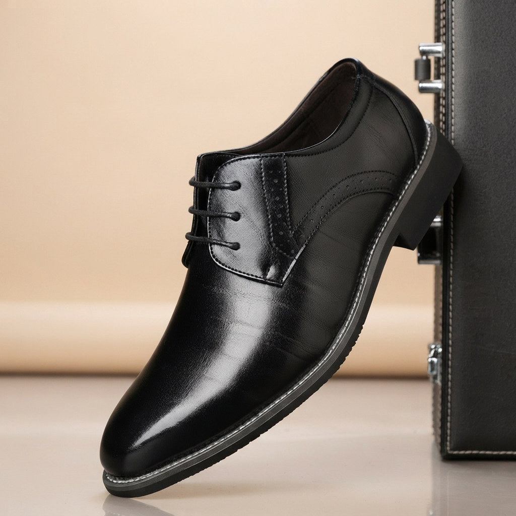 Tristan - Wygodne formalne sznurowane buty