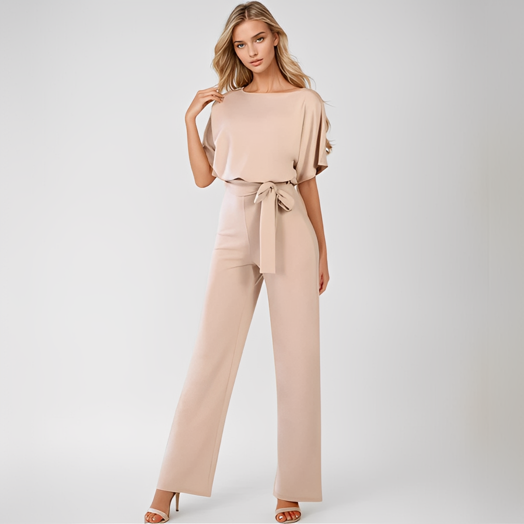 Frelyn - Stylowy kombinezon z paskiem dla kobiet