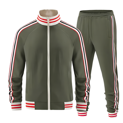 Cullen - Eleganckie zestawy sportowe w paski dla mężczyzn