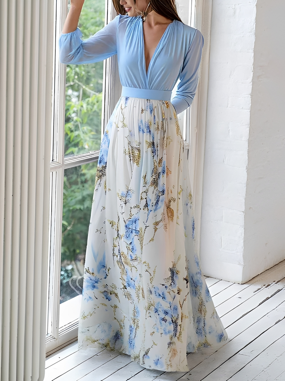 Cora - Elegancka Sukienka Maxi