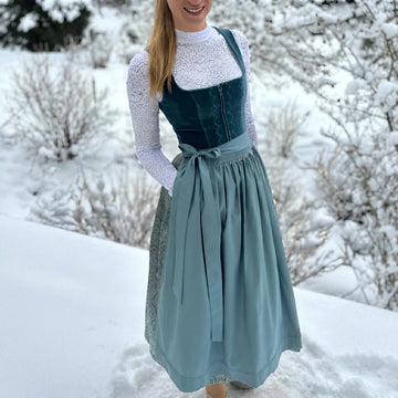 Muriel - Elegancka tradycyjna sukienka dirndl (Podszewka nie jest dołączona)