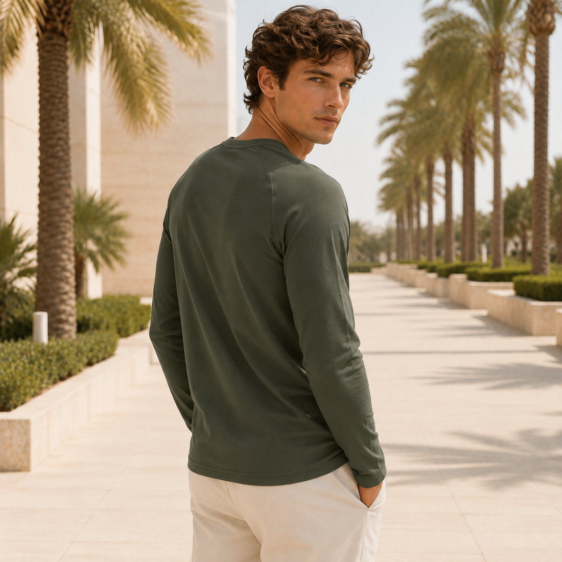 Keyhan - Klasyczna Koszulka Henley