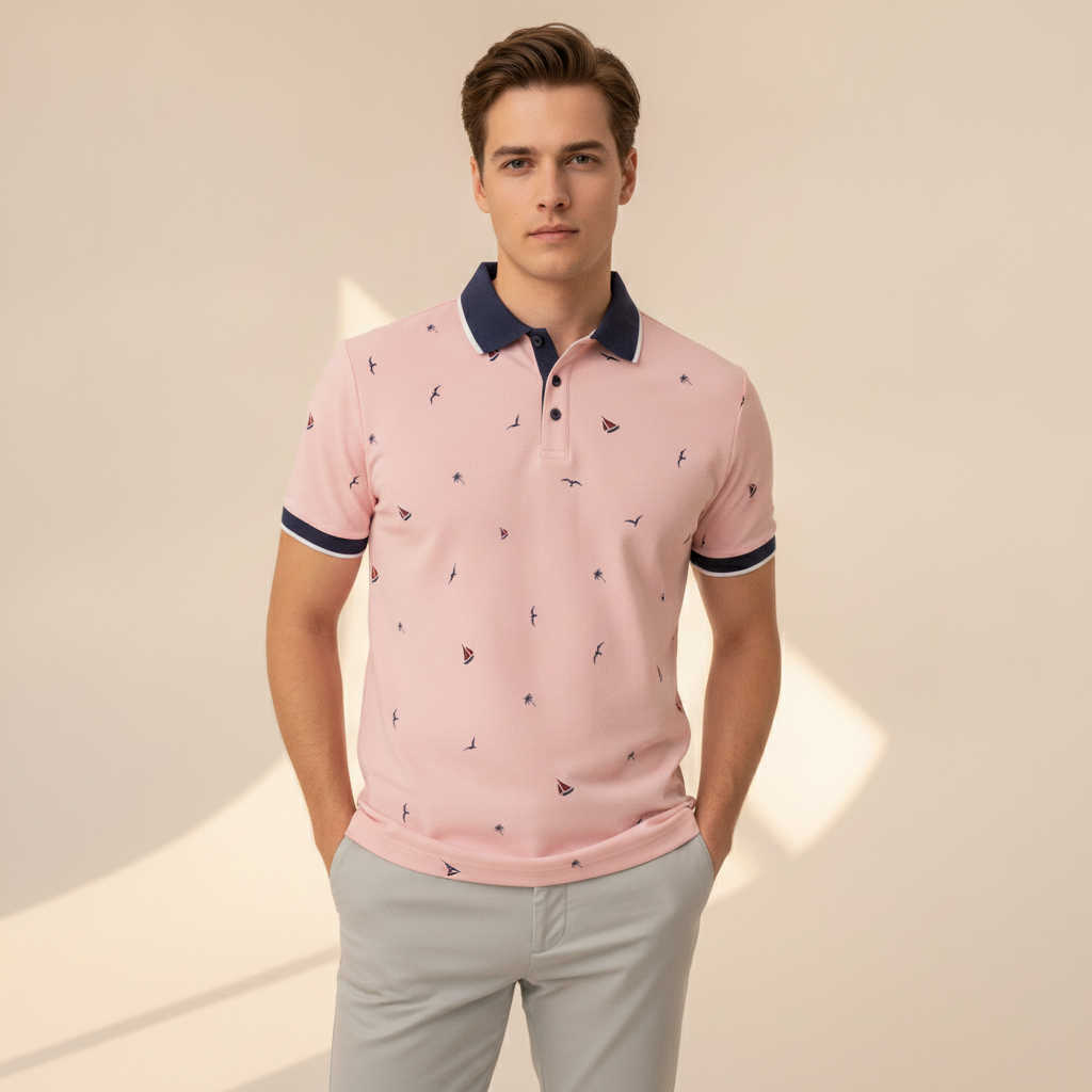 Bedario - Modna Casualowa Koszulka Polo