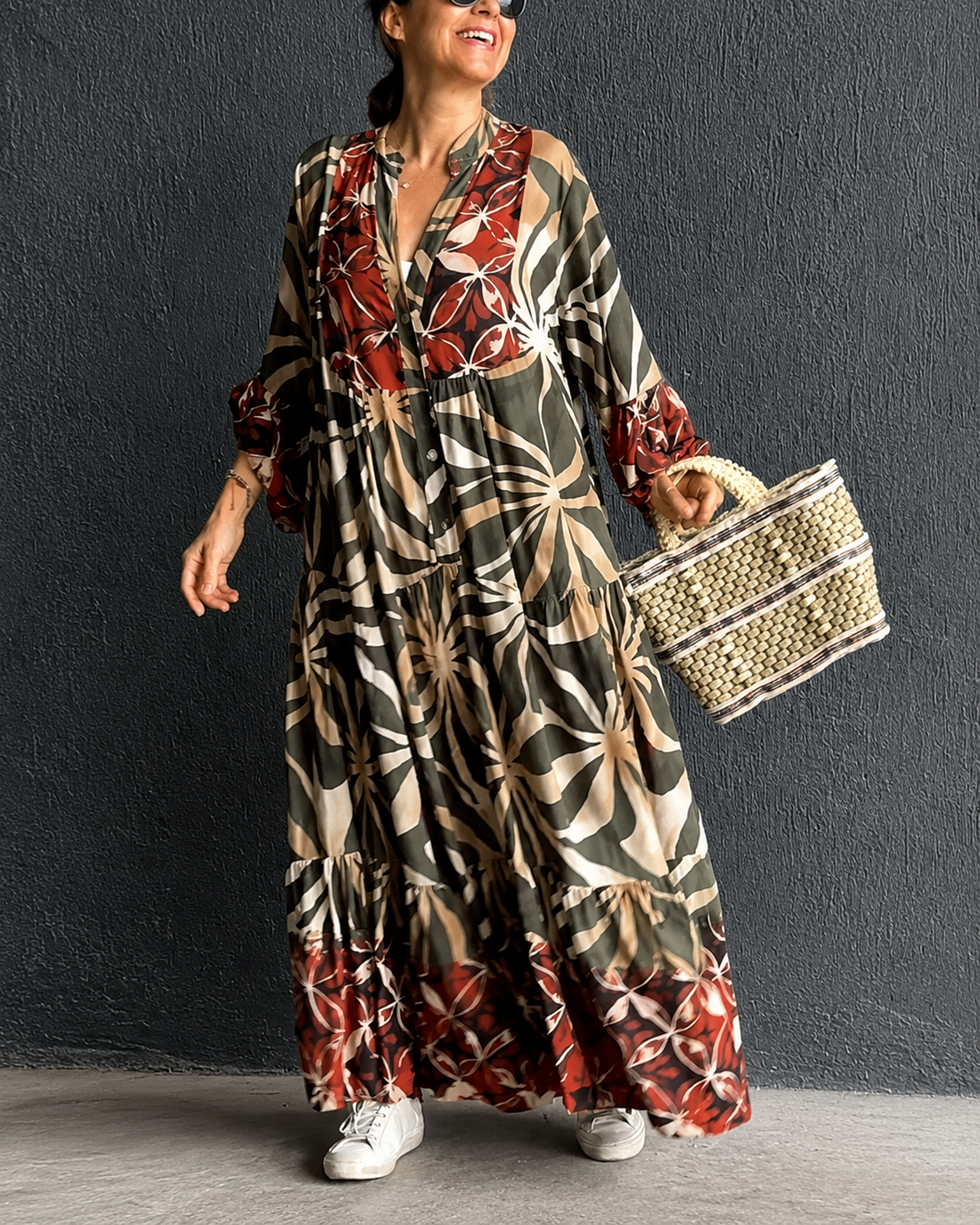 Zeudi - Elegancka sukienka boho