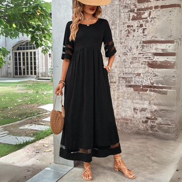 Amandine – Elegancka sukienka z efektem maskującym brzuch