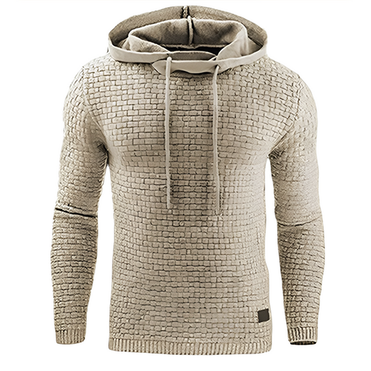 Karson - Luźna Slim-Fit Męska Bluza z Kapturem