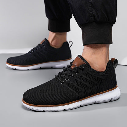 Edwin - Męskie lekkie i przewiewne sneakersy z siatki, zapewniające komfort