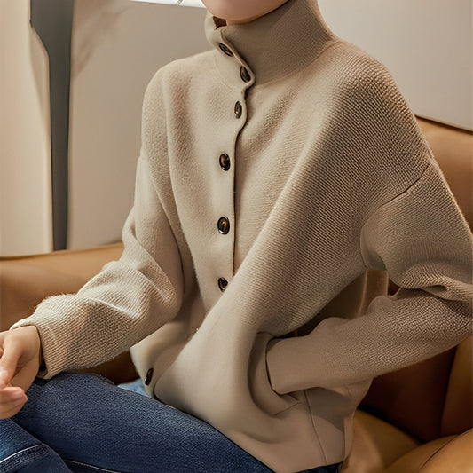 Evelynn - Stylowy sweter z golfem dla pań