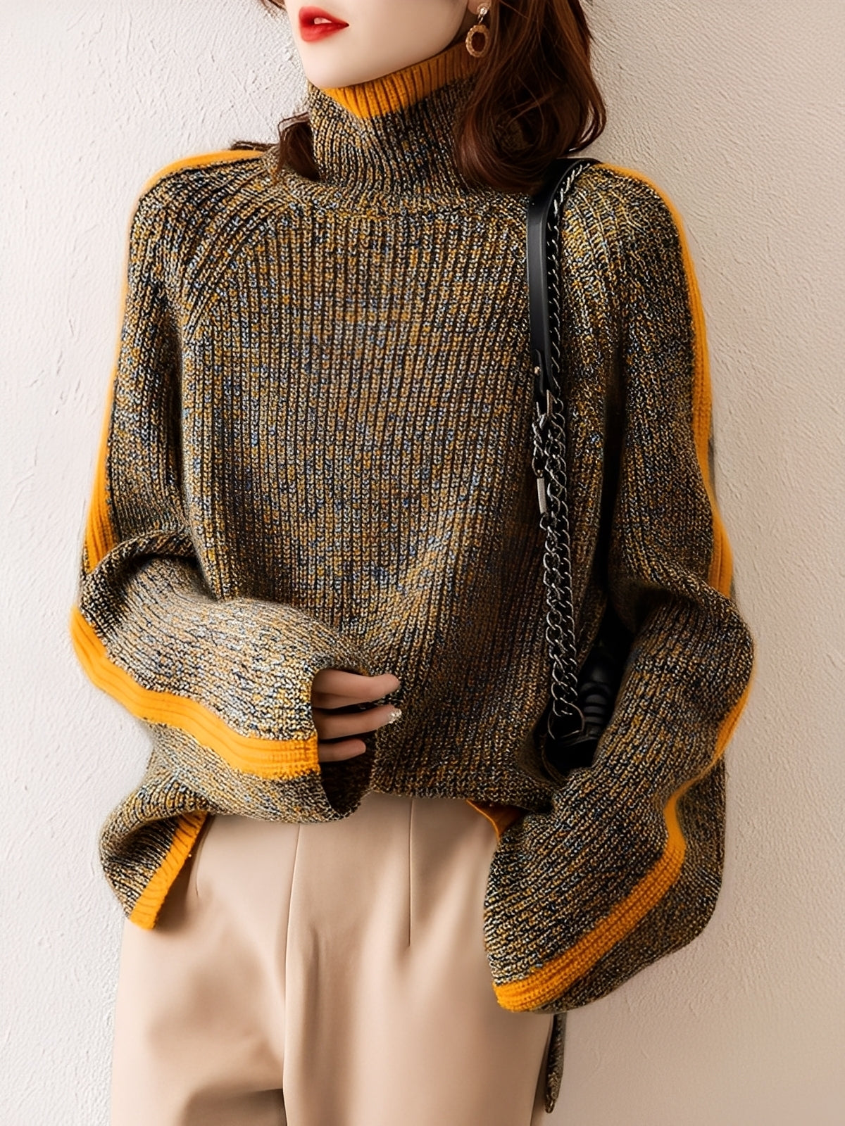 Suzanna - Współczesny luźny sweter dla kobiet