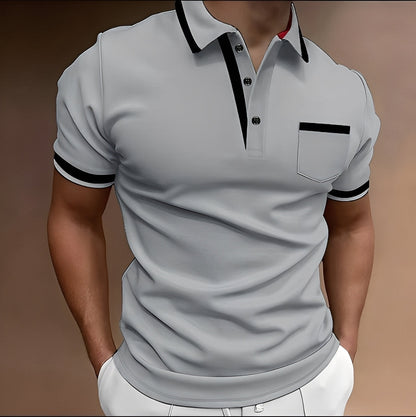 Alijah - Stylowa, dobrze dopasowana męska koszulka polo