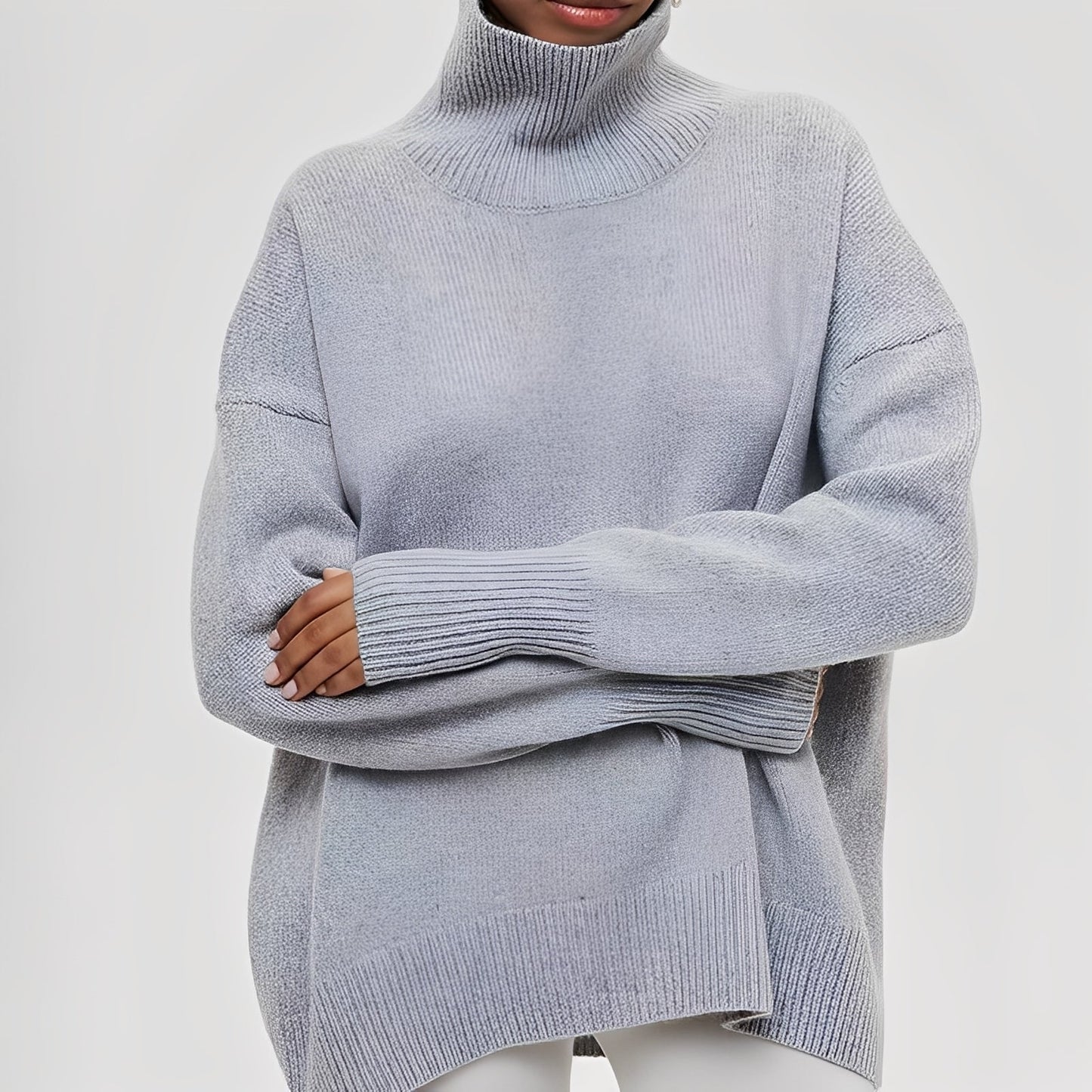 Sharon - Damski luźny sweter