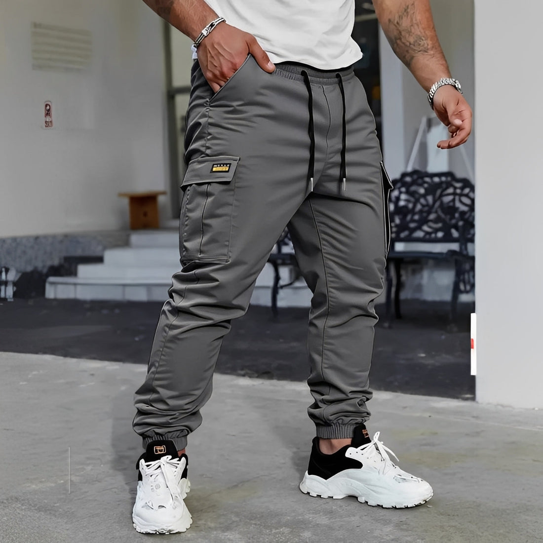 Milton - Swobodne Spodnie Jogger
