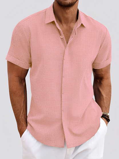 Declan - Herrenhemd mit Knöpfen für den Alltag