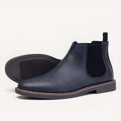 Clifton - Tradycyjne męskie buty Chelsea ze skóry