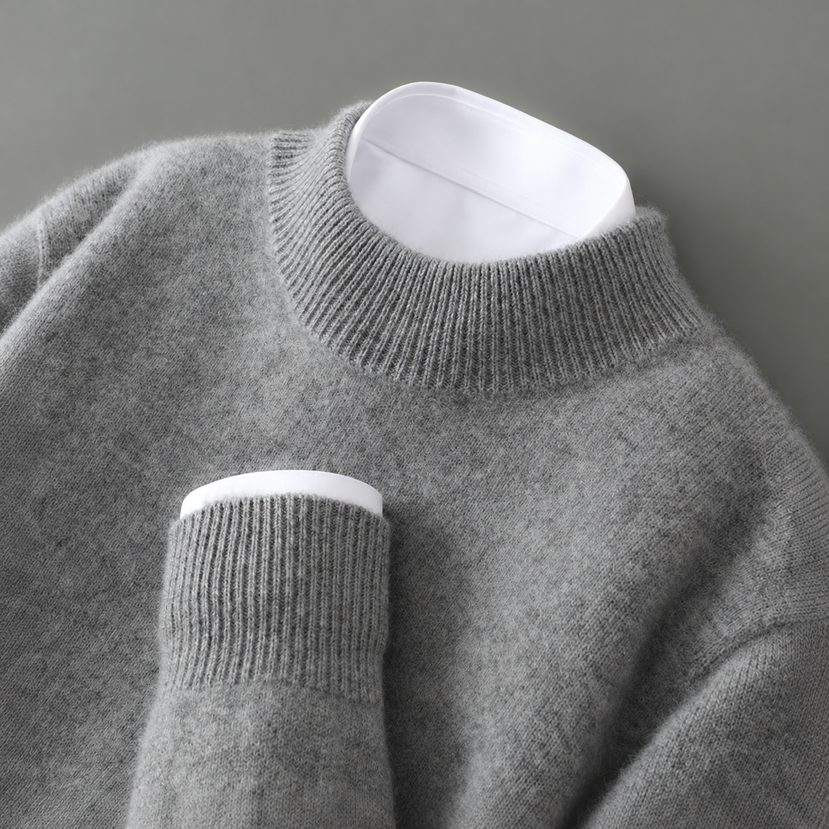 Wayne - Retro gruby pullover dla mężczyzn