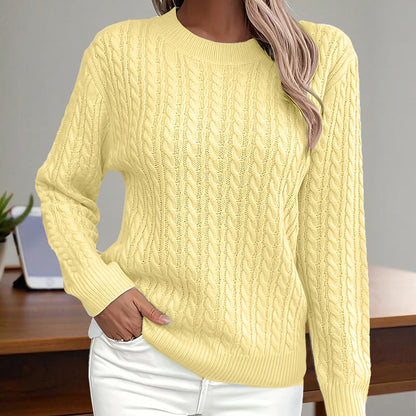 Adamina - Stylowy sweter damski z teksturą