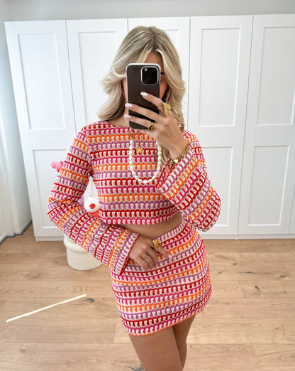 Giada – Zestaw Crop Top i Minispódniczka