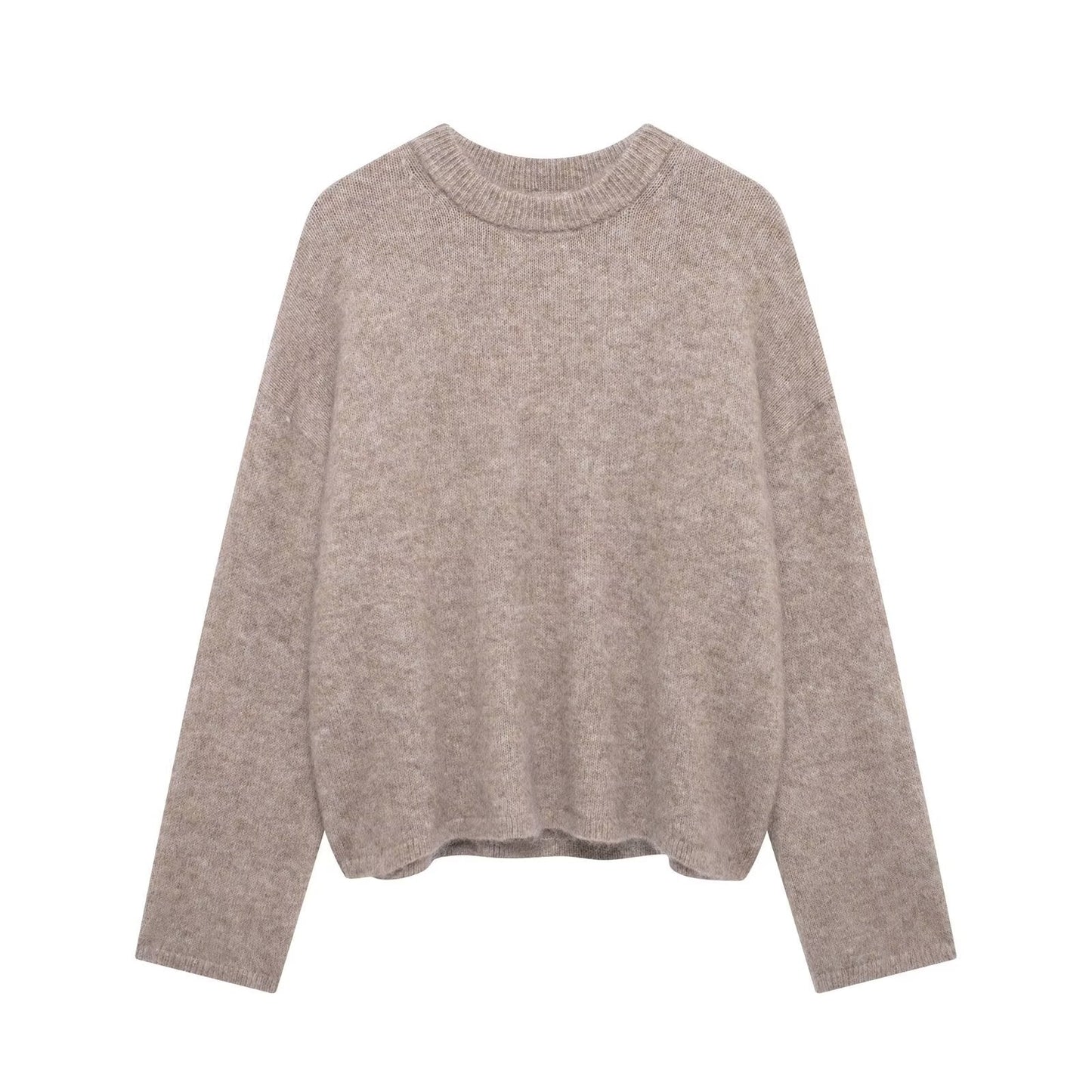 Mallory - Kobiecy swobodny sweter w miejskim stylu