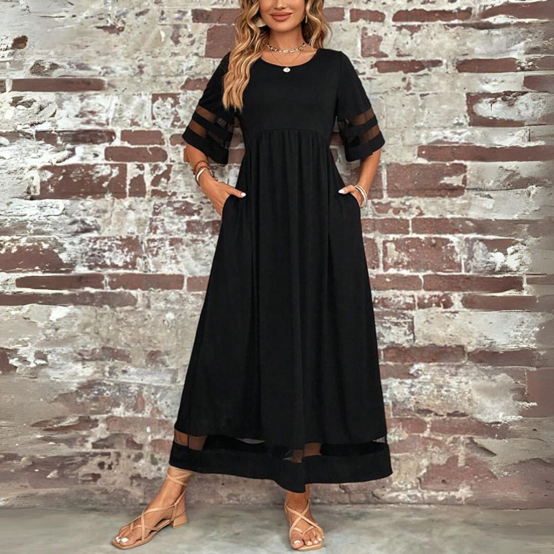 Amandine – Elegancka sukienka z efektem maskującym brzuch