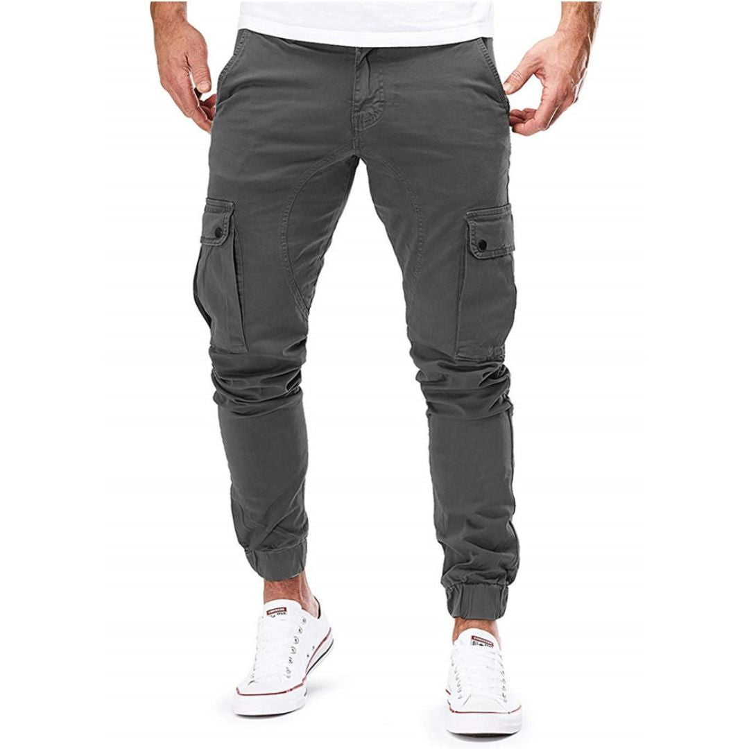 Jayden - Nowoczesne spodnie cargo o kroju slim-fit