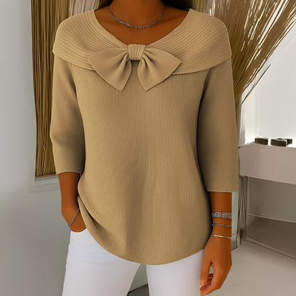 Anina - Elegancki sweter dziany dla kobiet