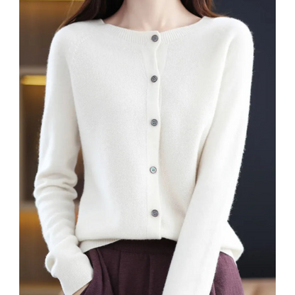 Aubry - Soft cardigan made of fine wool