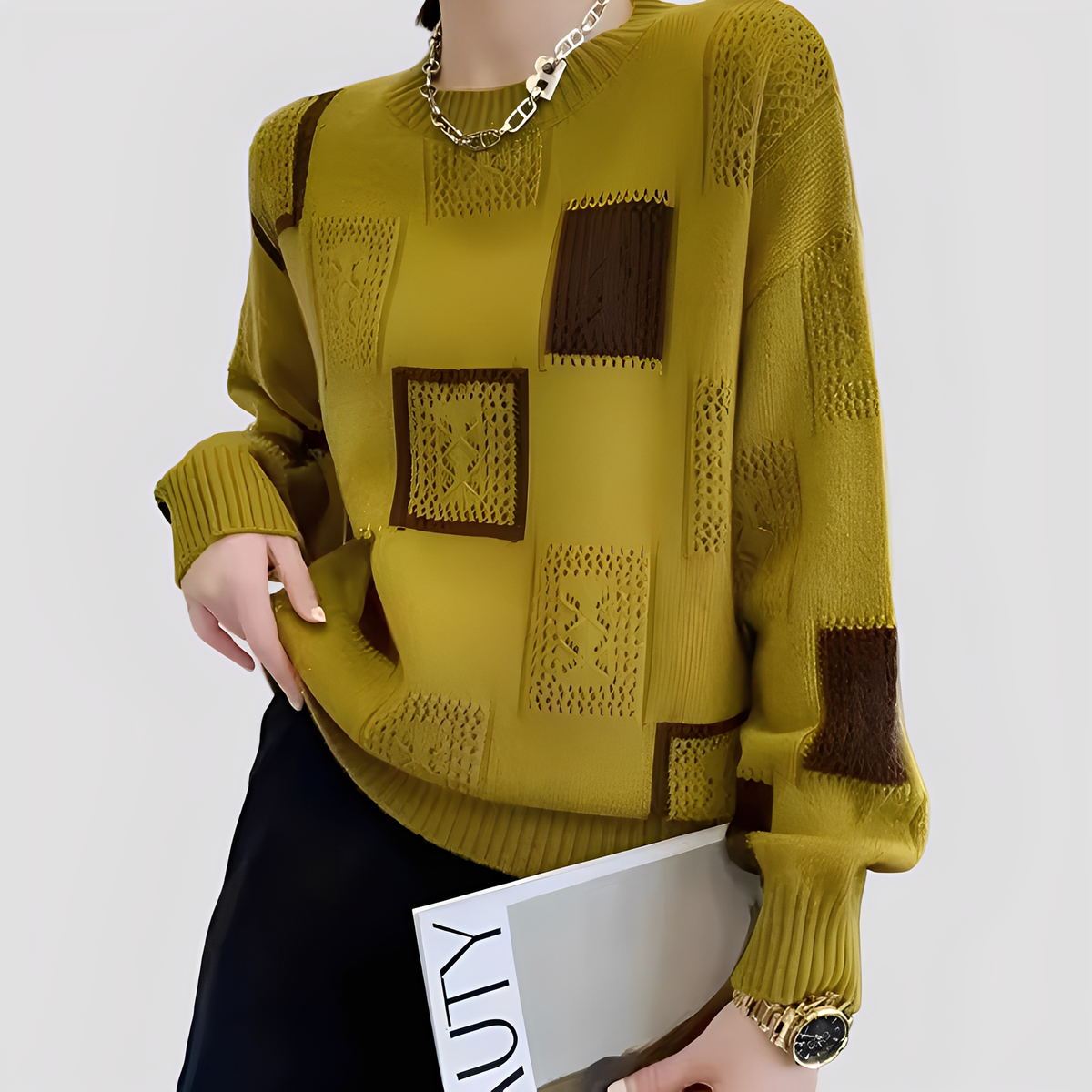 Christal - Nowoczesny i wygodny pullover dla kobiet