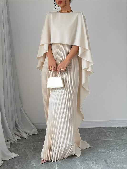 Katherine - Elegancka, luźna długa sukienka dla dam
