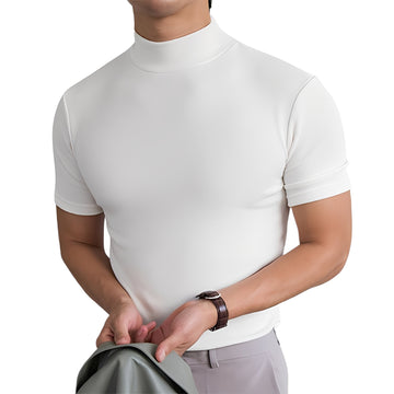Terence - Wygodny T-shirt o kroju slim-fit