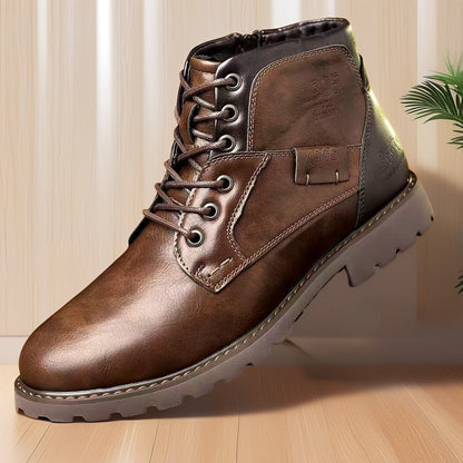 Antony - Nowoczesne męskie buty z zamkiem