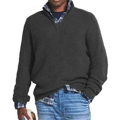 Hervey - Stylowy męski sweter z kaszmiru