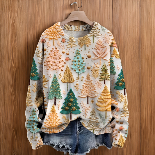 Adolphina - Komfortowy zimowy sweter damski