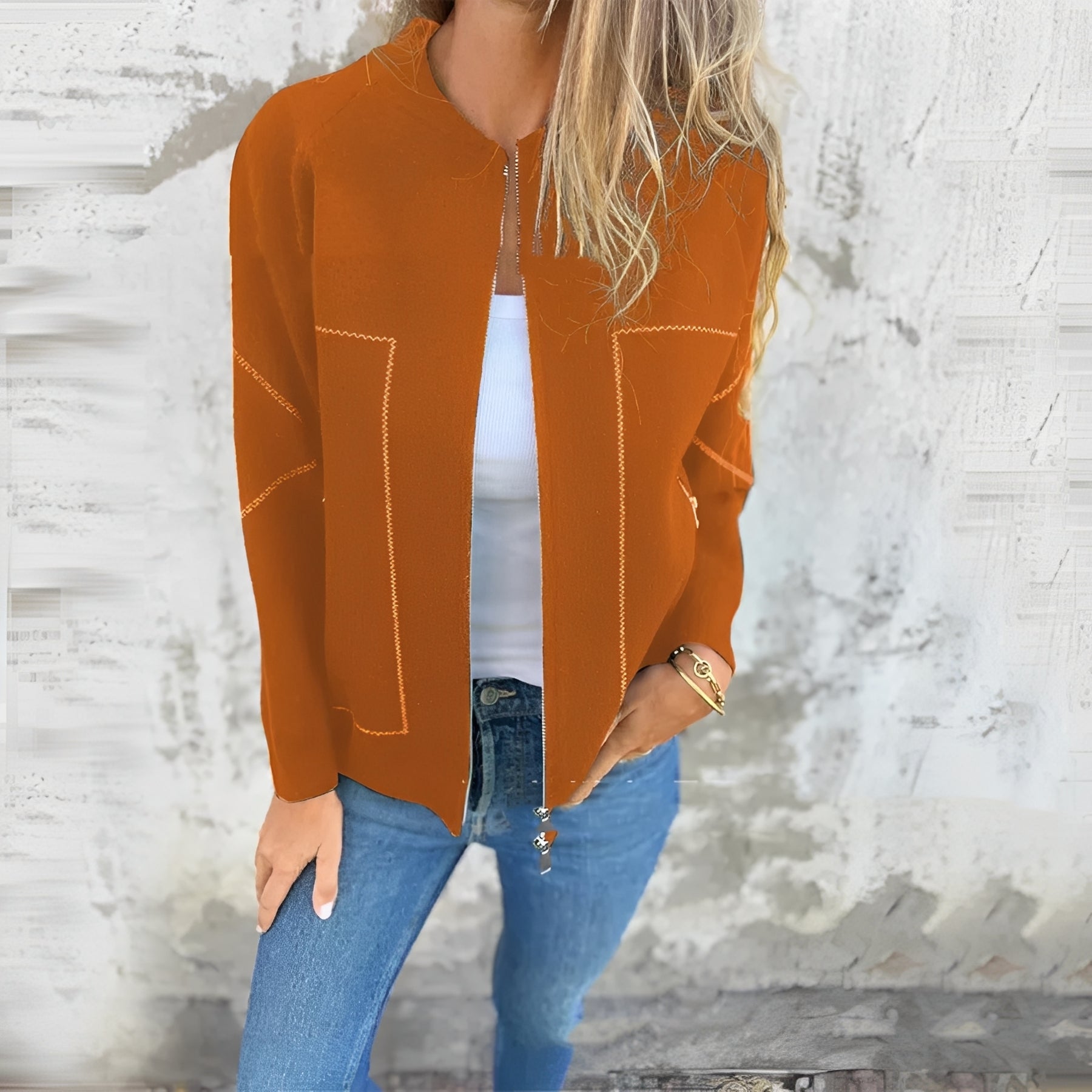 Chelsea - Stylowa damska kurtka z zamkiem