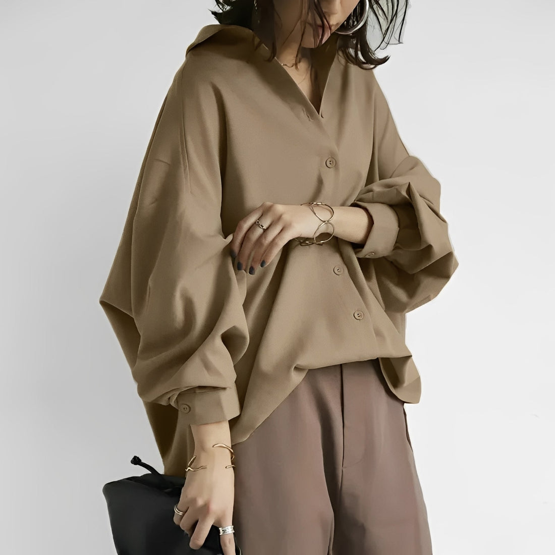 Brittney - Swobodna bluzka oversize