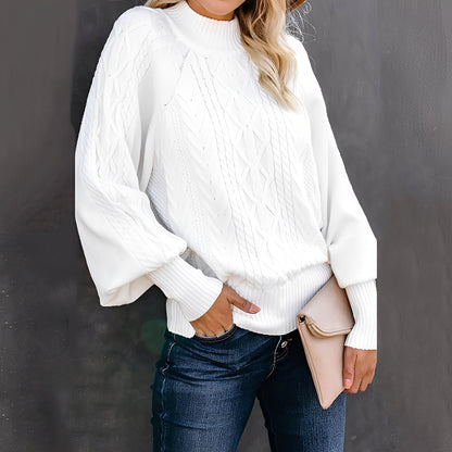 Jemima - Elegancki, luźny golf damski