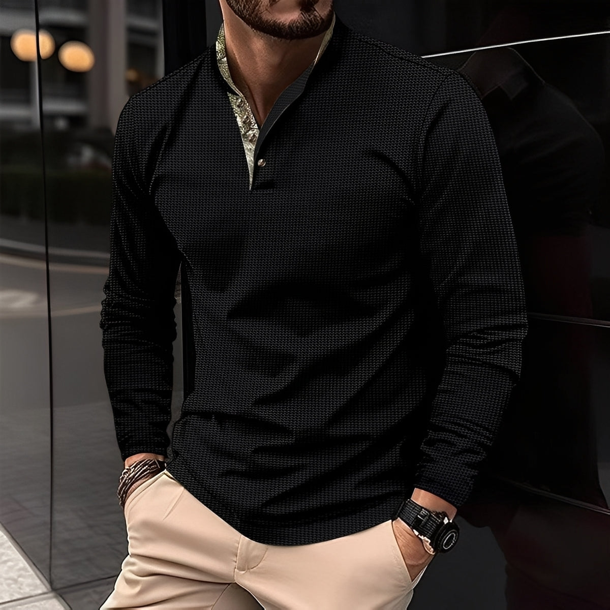 Chester - Nowoczesna koszulka polo dla mężczyzn z kołnierzykiem