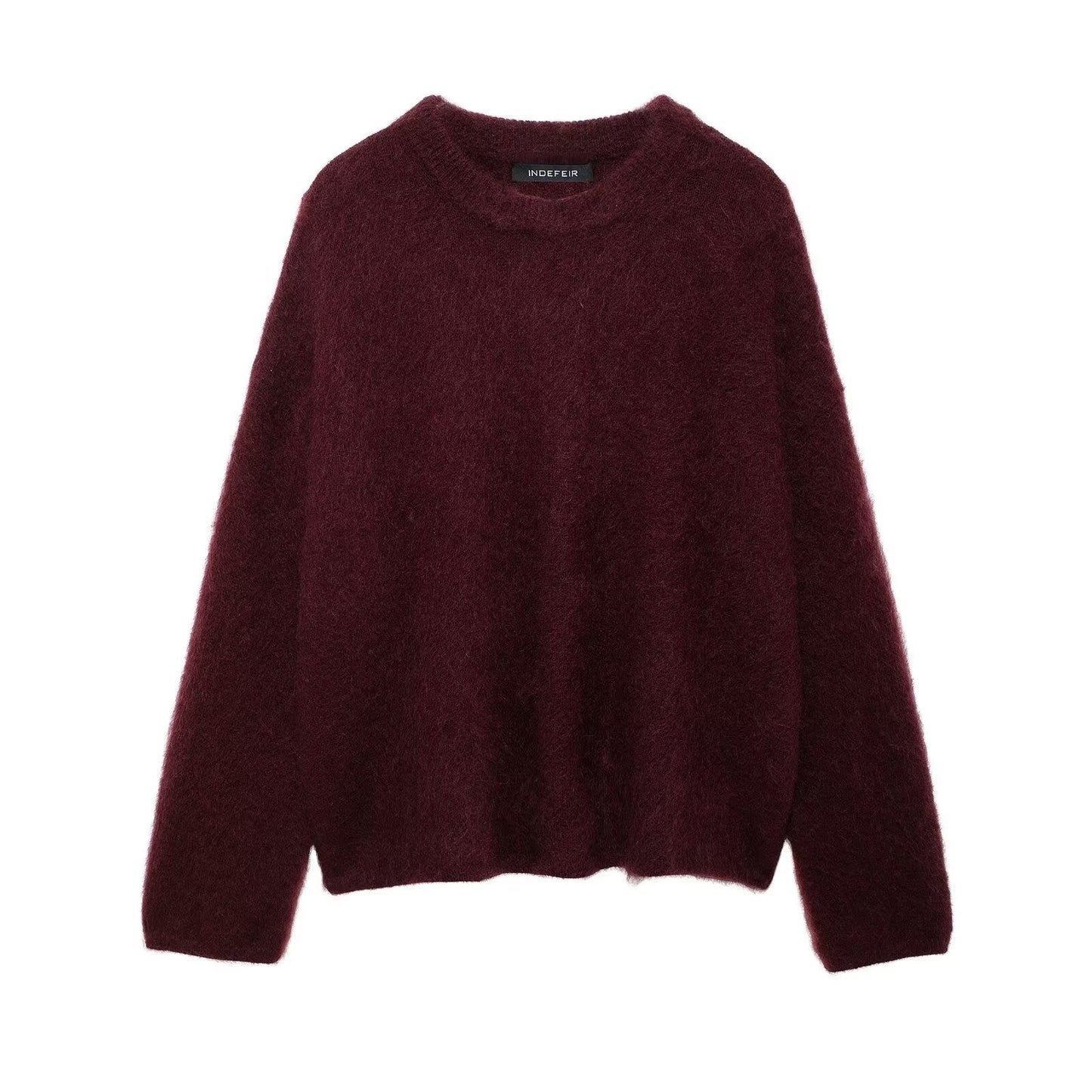Mallory - Kobiecy swobodny sweter w miejskim stylu