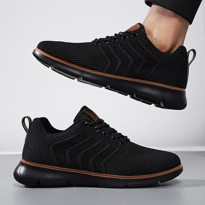 Edwin - Męskie lekkie i przewiewne sneakersy z siatki, zapewniające komfort