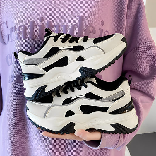 Sophie - Eleganckie damskie sneakersy z grubą podeszwą