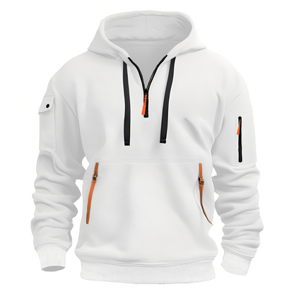 Norton - Modny męski hoodie z półzamkiem
